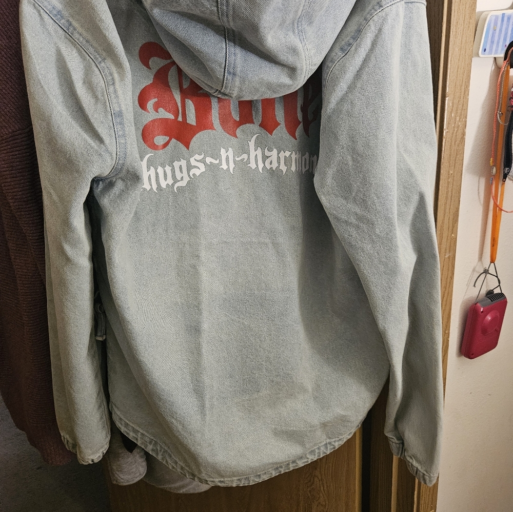 Bone Thugs-n-Harmony Jean Pullover Hoodie Half-zip Velcro Pocket Hand Pockets - Picture 4 of 10